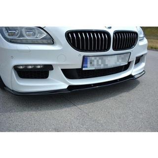 DPT priekšējā lūpas uzlika (M Performance, melns spīdīgs) BMW 6. sērija F12/F13/F06 2011–2018 foto 3