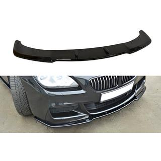 DPT priekšējā lūpas uzlika (M Performance, melns spīdīgs) BMW 6. sērija F12/F13/F06 2011–2018 foto 1