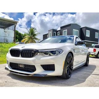 DPT priekšējais lip spoilers (M5, 2017-2020, spīdīgi melns) BMW 5. sērija G30/G31 2017–2023 foto 4
