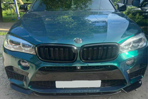 BMW X5 F15 2013–2018 Priekšējā lip uzlika DPT V-2 (X5M F85, spīdīgi melna) foto 12