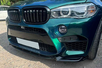 BMW X5 F15 2013–2018 Priekšējā lip uzlika DPT V-2 (X5M F85, spīdīgi melna) foto 6