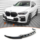 BMW X6 G06 2019–2027 DPT V-1 priekšējā bampera lūpas uzlika (M, melns spīdīgs) foto 2