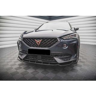 DPT priekšējā bampera lip spoilers (spīdīgi melns) Cupra Formentor 2020–