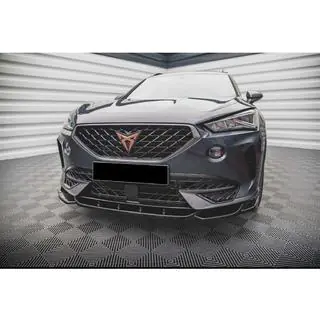 DPT priekšējā bampera lip spoilers (spīdīgi melns) Cupra Formentor 2020– foto 1