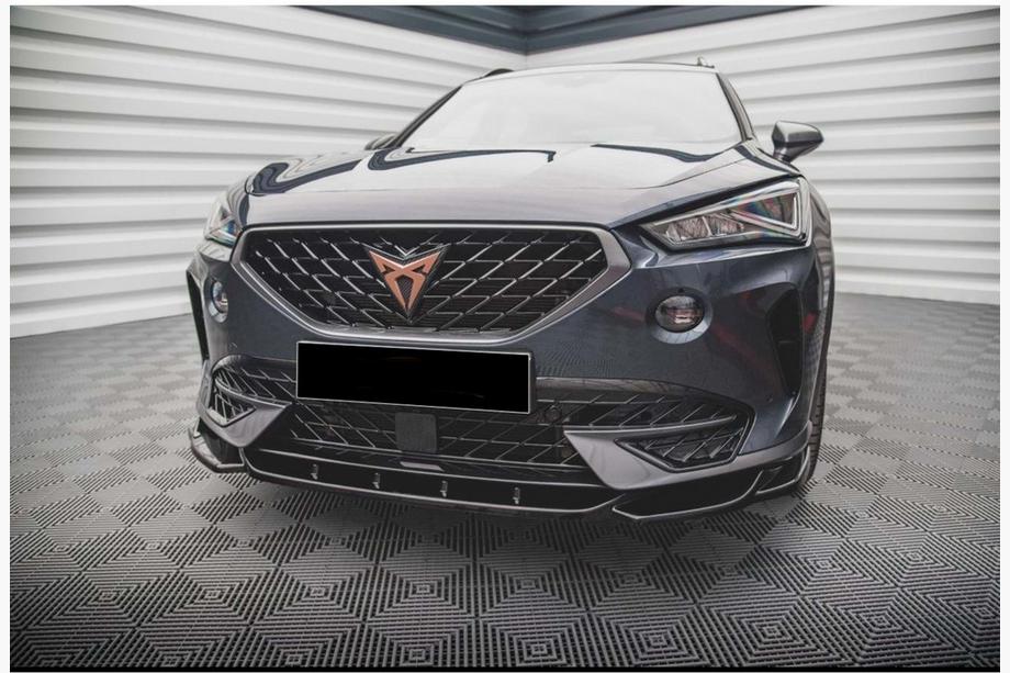 Cupra Formentor 2020– DPT priekšējā bampera lip spoilers (spīdīgi melns) Image