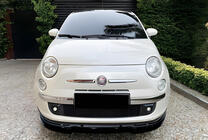 Fiat 500/500L 2013–2022 DPT priekšējā bampera lip spoilers (spīdīgi melns) foto 1
