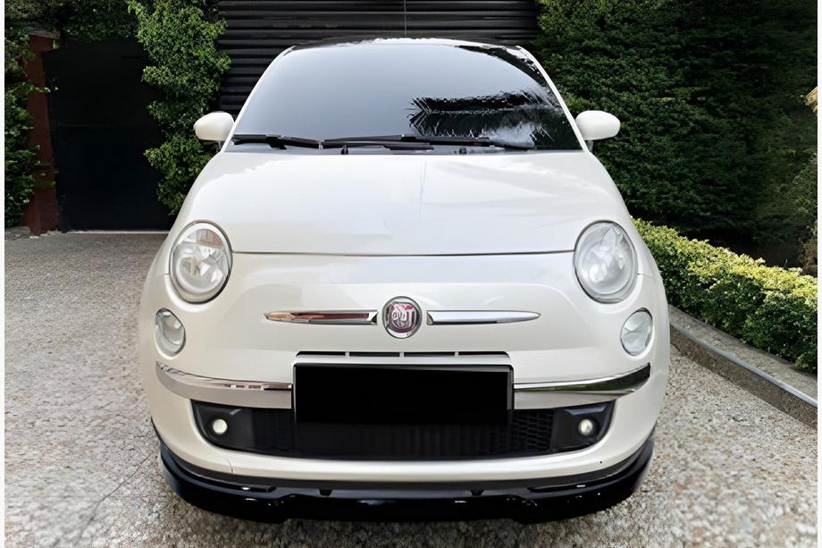 Fiat 500/500L 2013–2022 DPT priekšējā bampera lip spoilers (spīdīgi melns) Image