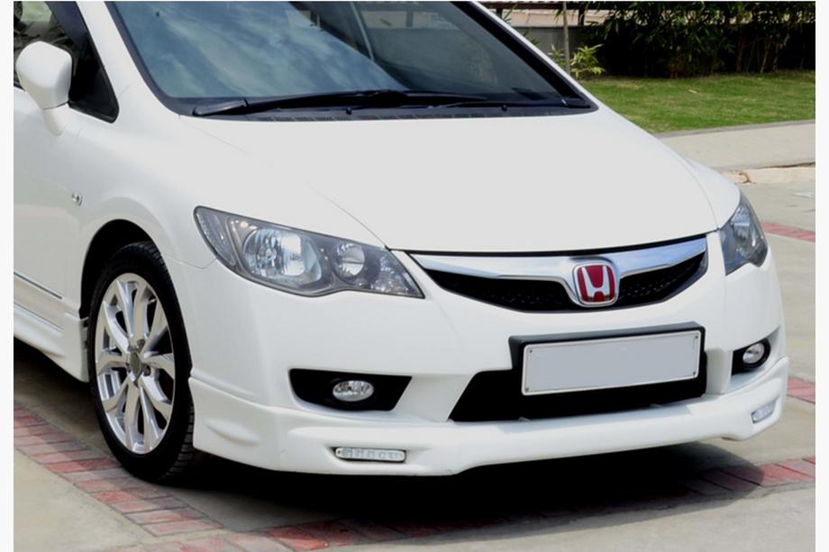 Honda Civic Sedan VIII 2006–2011 DPT priekšējā bampera lūpas uzlika (2009-2011, krāsošanai) Image