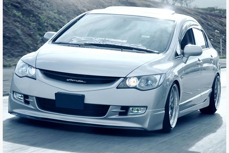 Honda Civic Sedan VIII 2006–2011 Priekšējā bampera lūpa DPT (2006-2009, krāsošanai) Foto 2