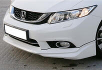 Honda Civic Sedan IX 2011–2016 Priekšējā bufera lūpas uzlika DPT (krāsošanai) foto 2