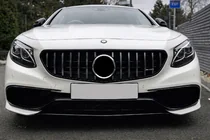 Mercedes S-class C217 Coupe 2014–2020 Radiatora režģis BRB (2015-2018, COUPE S63) foto 1