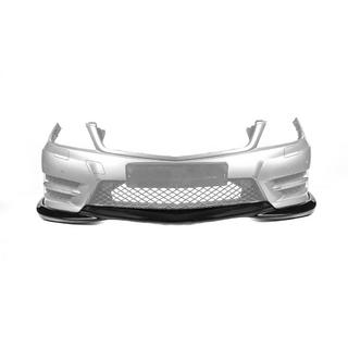 Priekšējā bampera lūpa DPT V2 (2011-2015, spīdīgi melna) Mercedes C klase W204 2007–2015 foto 2