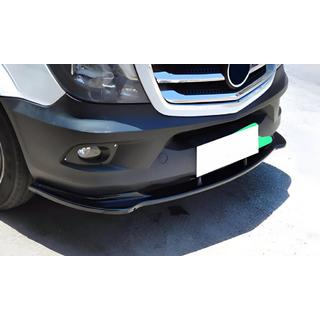 DPT priekšējā bampera lip spoilers (spīdīgi melns) Mercedes Sprinter W906 2006–2018 foto 1