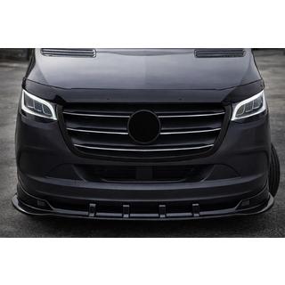 DPT priekšējā bampera lip spoilers (spīdīgi melns) Mercedes Sprinter W907/W910 2018– foto 1