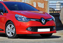 Renault Clio IV 2012–2019 Priekšējā lūpas uzlika DPT (SW, krāsošanai) foto 1