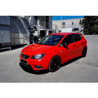 Priekšējā lip uzlika DPT V-1 (melns spīdīgs) Seat Ibiza 2010–2017 foto 2