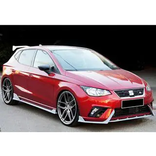 Priekšējā bufera lūpas uzlika DPT V-2 (spīdīgi melna) Seat Ibiza 2010–2017 foto 2