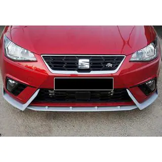 Priekšējā bufera lūpas uzlika DPT V-2 (spīdīgi melna) Seat Ibiza 2010–2017 foto 4