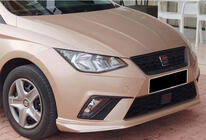 Seat Ibiza 2010–2017 DPT V-3 priekšējā lip uzlika (spīdīgi melna) foto 4