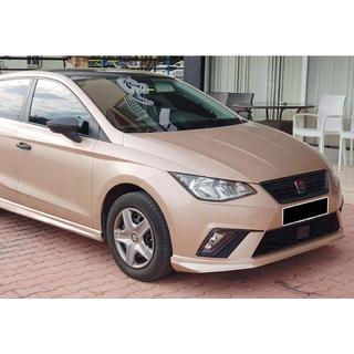 DPT V-3 priekšējā lip uzlika (spīdīgi melna) Seat Ibiza 2010–2017 foto 2