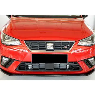 Priekšējā bampera lip spoilers DPT V-4 (spīdīgi melns) Seat Ibiza 2010–2017 foto 2