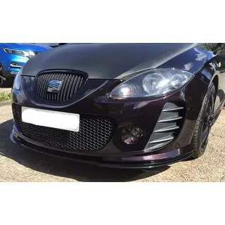 DPT priekšējā lūpa (Cupra, spīdīgi melna) Seat Leon 2005–2012 foto 2