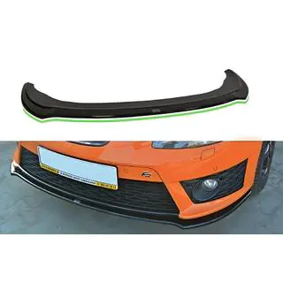 DPT priekšējā lūpa (Cupra, spīdīgi melna) Seat Leon 2005–2012 foto 1