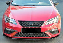 Seat Leon 2013–2020 Priekšējā bampera lipa DPT (Cupra, 2017-2020, spīdīgi melna) foto 2