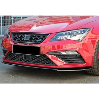 Priekšējā bampera lipa DPT (Cupra, 2017-2020, spīdīgi melna) Seat Leon 2013–2020 foto 1
