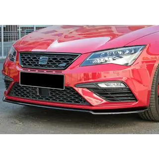 Priekšējā bampera lipa DPT (Cupra, 2017-2020, spīdīgi melna) Seat Leon 2013–2020 foto 1