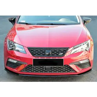 Priekšējā bampera lipa DPT (Cupra, 2017-2020, spīdīgi melna) Seat Leon 2013–2020 foto 2