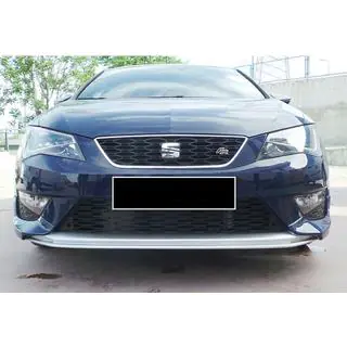 Priekšējā bampera lūpas spoilers DPT V-2 (2013-2016, spīdīgi melns) Seat Leon 2013–2020 foto 2