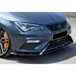 Priekšējā bufera lūpa DPT V-3 (2017-2020, spīdīgi melna) Seat Leon 2013–2020 foto 4