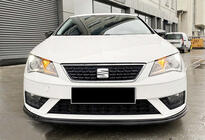 Seat Leon 2013–2020 Priekšējā bampera lūpas spoilers DPT V-4 (2017-2020, spīdīgi melns) foto 2