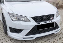 Seat Leon 2013–2020 Priekšējā lip uzlika DPT V-5 (2017-2020, spīdīgi melna) foto 1