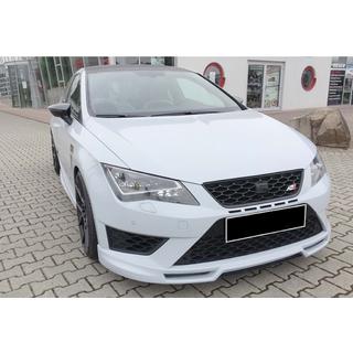 Priekšējā lip uzlika DPT V-5 (2017-2020, spīdīgi melna) Seat Leon 2013–2020 foto 4