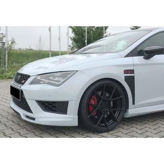 Priekšējā lip uzlika DPT V-5 (2017-2020, spīdīgi melna) Seat Leon 2013–2020 foto 2
