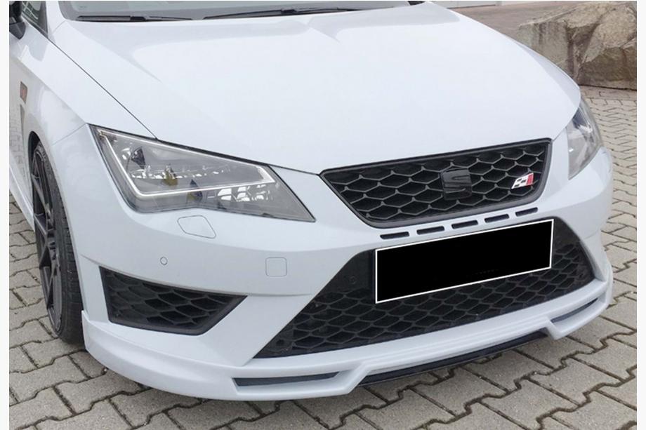 Seat Leon 2013–2020 Priekšējā lip uzlika DPT V-5 (2017-2020, spīdīgi melna) Image