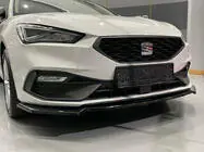 Seat Leon 2020– Priekšējā bufera lūpas uzlika DPT V-2 (spīdīgi melna) foto 4
