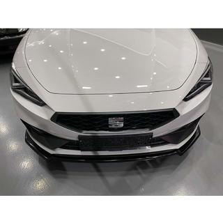Priekšējā bufera lūpas uzlika DPT V-2 (spīdīgi melna) Seat Leon 2020– foto 3