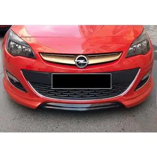 Priekšējā lip uzlika DPT V-1 (melns spīdīgs) Opel Astra J 2009–2015 foto 1