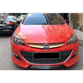 Priekšējā lip uzlika DPT V-1 (melns spīdīgs) Opel Astra J 2009–2015 foto 2