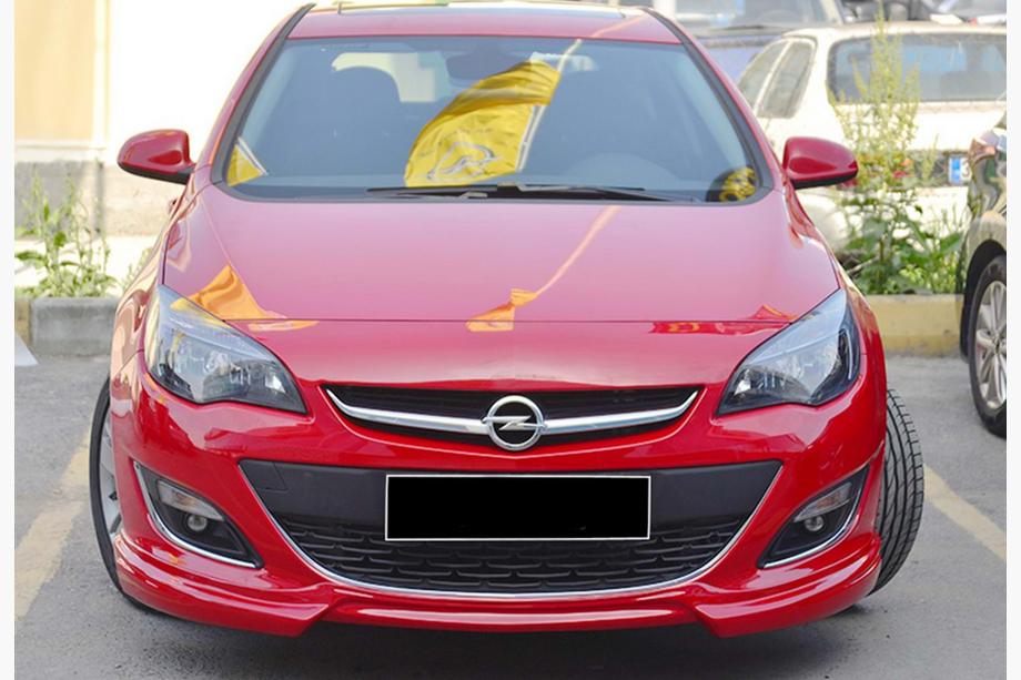 Opel Astra J 2009–2015 Priekšējā bampera lipa uzlika DPT V-3 (krāsošanai) Foto 2