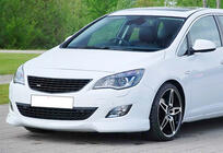 Opel Astra J 2009–2015 Priekšējā bampera lip uzlika DPT V-4 (krāsošanai) foto 2