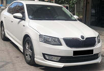 Skoda Octavia III A7 2013–2019 Priekšējā bampera lūpa DPT V-1 (2013-2017, krāsošanai) foto 5