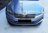 Skoda Superb 2015–2024 Priekšējā bampera lipa DPT V-3 (2015-2020, melns spīdīgs) foto 2