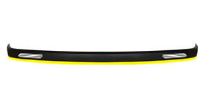 Universāls priekšējais bampera lip spoileris DPT Yellow V-1 (ABS, spīdīgi melns) foto 1