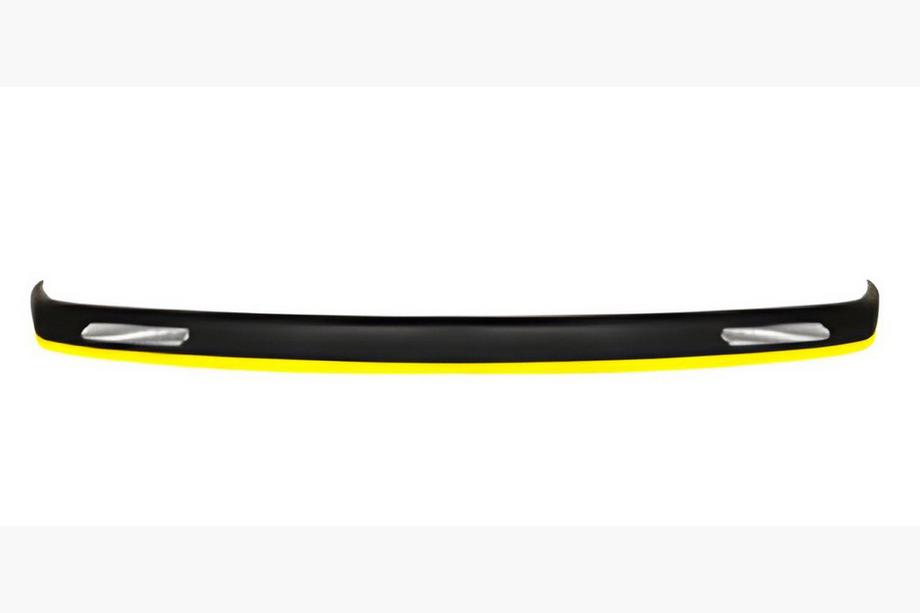 Universāls priekšējais bampera lip spoileris DPT Yellow V-1 (ABS, spīdīgi melns) Image