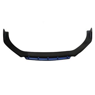 Universāls priekšējā bampera lūpas spoilers DPT Blue V-2 (ABS, melns glancēts)