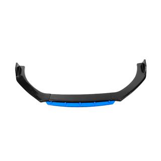 Universāls priekšējā bampera lūpas spoilers DPT Blue V-2 (ABS, melns glancēts) foto 1